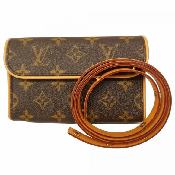 Louis Vuitton Monogram Pochette Florentine Waist Bag M51855 Brown Women's - Picture 1 of 10